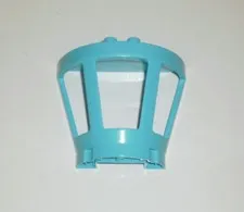 Lego DUPLO Medium Azure Blue Police Airport Air Traffic Control Tower Piece Only