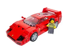 LEGO Speed Champions 76934 Ferrari F40 Supersport Car Complete Set + Minifigure