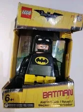 RARE LEGO Batman Alarm Clock from The LEGO Batman Movie 9009327 9.5in