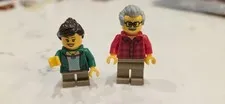 Lego Minifigure Mom & Grandpa Family People 