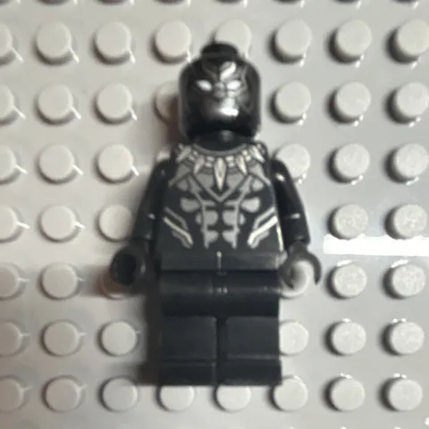 LEGO Marvel Black Panther Minifigure Plastic Figure Black Panther Set Age 5+