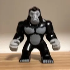 LEGO Gorilla Grodd Bigfig Minifigure Black & Gray Gorilla Figure