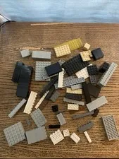 250 LEGO Thin Bricks. Various Colors and Sizes Bulk Lot