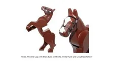 LEGO® Part 10352c01pb01 - Horse