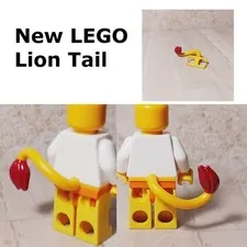 New LEGO Tail Lion BIG Cat Up or Down Position Your Choice Fits Legs Minifigure