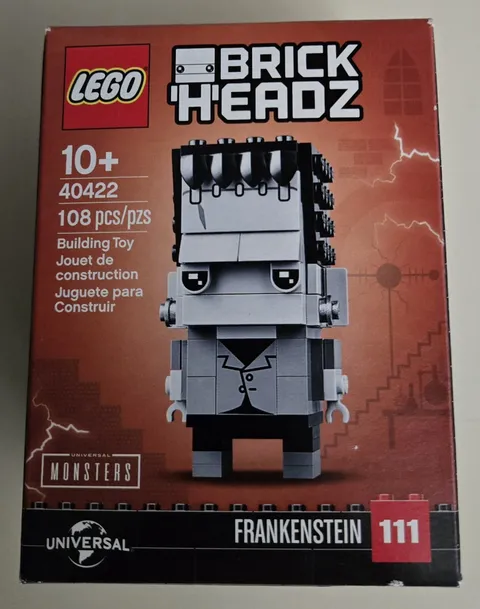 LEGO BRICKHEADZ: Frankenstein #40422, 108 Pcs, Retired, New 