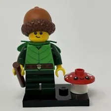 Lego Acorn Forest Elf Minifigure Collectible Series 22 CMF Complete w/ Cape