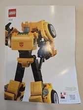 LEGO Icons 10338 Transformers Bumblebee Instruction Manual Booklet Pre-owned 
