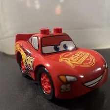 Disney Cars Lego Duplo Lightning McQueen Race Car