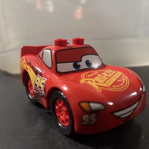 Disney Cars Lego Duplo Lightning McQueen Race Car