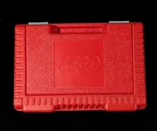 Vintage 1984 RED Lego Storage Carrying Case With Snap Latches Made In The USA
