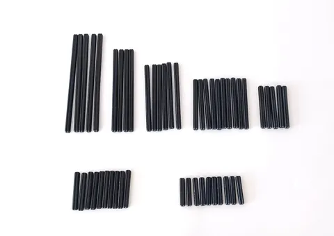 LEGO Black Technic Axle Part Lot No Stop 3L 4L 5L 6L 8L 10L 12L Mixed Sizes(50)