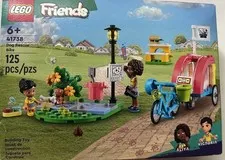 LEGO FRIENDS 41738 Dog Rescue Bike Complete damaged box