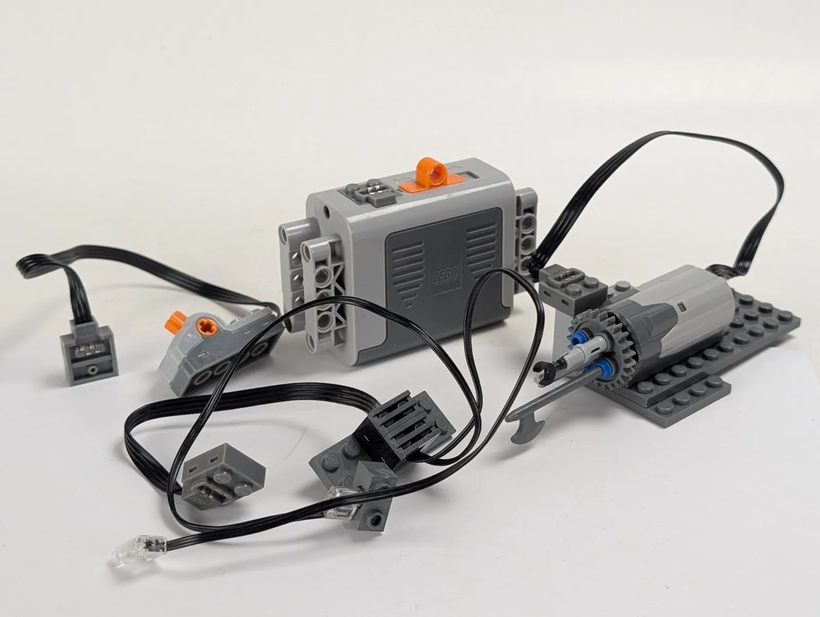 LEGO 8869 Power Functions Control Switch & Wire & Motor (Dead) 