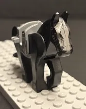 LEGO - Ringwraith Horse - LOTR - 10352c01pb02: 9472 | 79007 Pearl Bridle