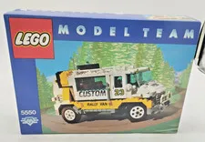 LEGO 5550 Custom Rally Van MISB New Sealed Good Model Team 90s Vintage 5571 5590
