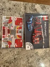 LEGO 42098 Car Transporter Sticker Sheet ( MOST OF THEM) & Instruction Manual