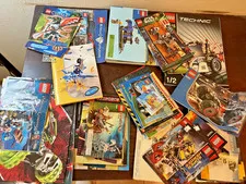 Lego Manual Only Lot of 60 Mix, Creator, Technic, Chima, Racers, Knights, ++