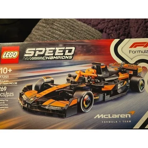 LEGO Speed Champions McLaren Formula 1 Race Car Building Set 77251 269 Pieces