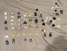 LEGO Star Wars Minifigure PartsLot Heads Helmets Torsos Legs PLEASE READ DESC