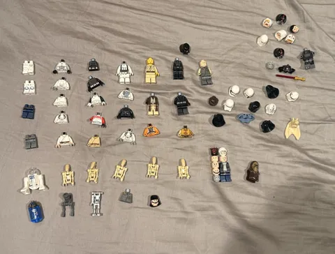 LEGO Star Wars Minifigure PartsLot Heads Helmets Torsos Legs PLEASE READ DESC