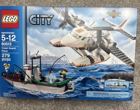 LEGO CITY: Coast Guard Plane (60015)-Brand Factory Sealed Box RARE! RETIRED!