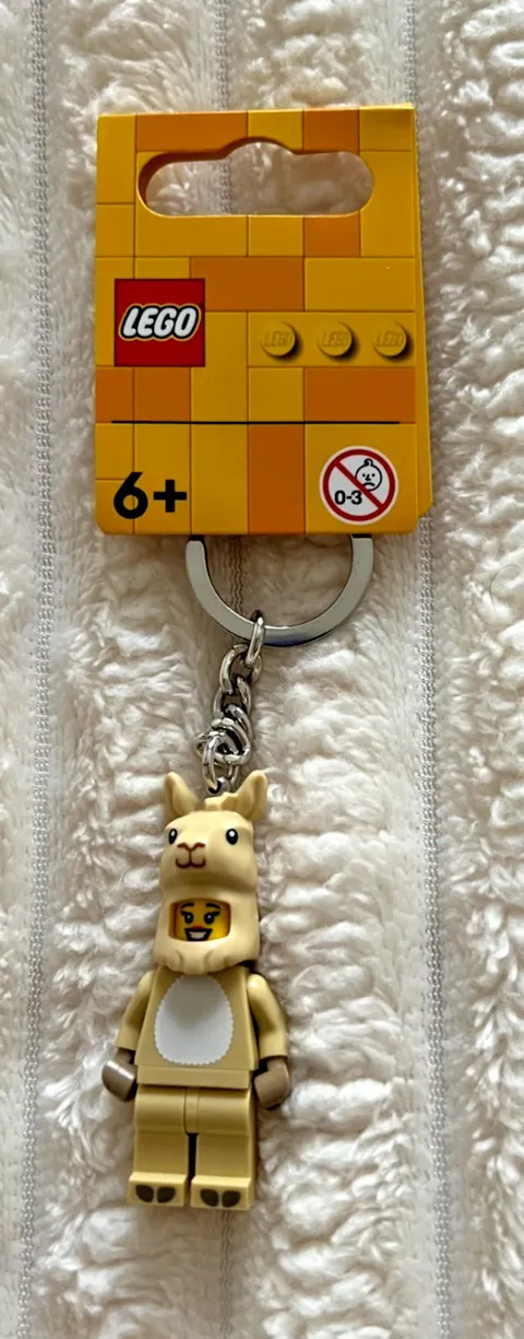 LEGO LLAMA GIRL MINIFIGURE KEY CHAIN-#854081-NWT!