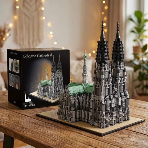 Cologne Cathedral Building Blocks Moc Technic 21061 71043 21063 10326 10350 21353 76453 Set