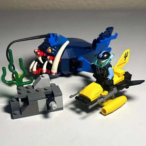 Rare LEGO Aqua Raiders set 7771 Angler Ambush as shown above here