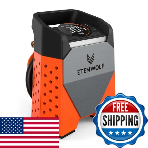 Etenwolf Zephyr S3 Tire Inflator Portable Air Compressor 1 Min Inflation And