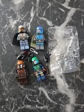 LEGO STAR WARS Mandalorian Tribe Warrior Minifigure Lot of 4