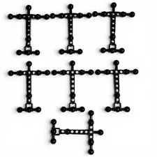 LEGO Hero Factory Bionicle Black Small Torso Skeleton Frame 90626 Lot of 7