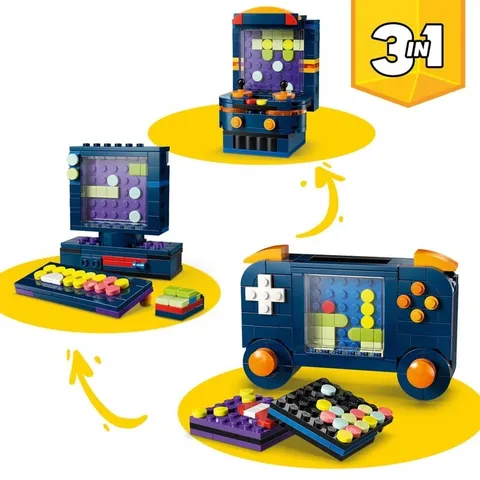 Lego Creator 3 n 1 Retro Gaming Console #31380+ New In Original Box