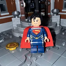 LEGO DC Superman Minifigure sh0077 - Set 76009 Man of Steel 100% LEGO