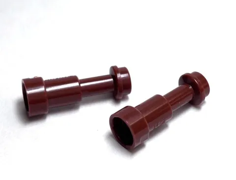 Lego - Minifigure Utensil - Lot of 2 - Light Brown, Telescope, Spy Glass