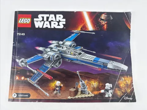 Lego Star Wars 75149 Resistance X-wing Fighter Instruction Manual Only