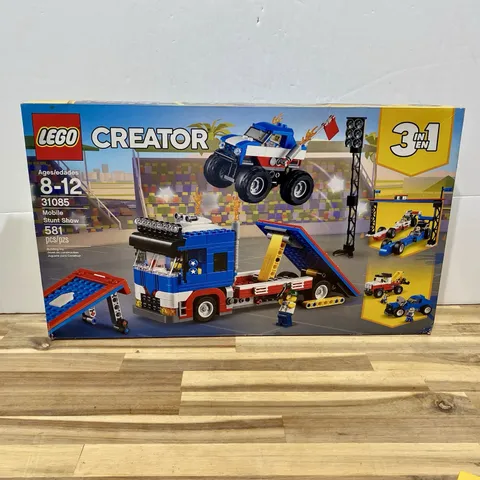 Lego Creator 3-In-1: Mobile Stunt Show (31085)- New Factory Sealed