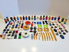 LEGO figure/acessories BULK LOT, City, Star Wars, Ninjago, Indiana Jones, Batman