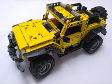 Lego Technic Yellow Jeep Wrangler 42122, No Box, Online Instructions Required
