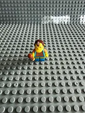LEGO Minifigures The Simpsons Nelson Muntz Minifigure w/ Bat Plastic Figure