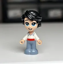 LEGO Micro Doll Prince Eric The Little Mermaid dp087 Sand Blue Pant 43176 Disney