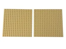 100% Authentic Lego Basic Plate 16x16 Building Blocks Qty 2 No 91405