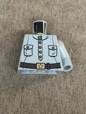 LEGO - Minifig Torso Six Button Placket with Pockets & Gold Buckle w/ Star