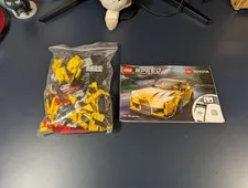 LEGO SPEED CHAMPIONS: Toyota GR Supra (76901) With Instruction No Box As-Is