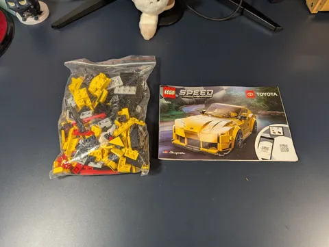 LEGO SPEED CHAMPIONS: Toyota GR Supra (76901) With Instruction No Box As-Is