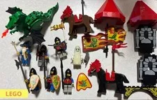 LEGO Vintage Magic Dragon Parts Horse Roof Flag Minifigure Ghost