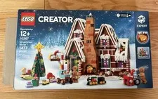 Lego Creator Gingerbread House No. 10267 Box Only Unfolded No Legos