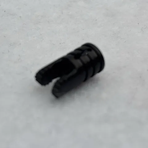 LEGO 30553 Black Hinge Cylinder 1 x 2 Locking W/ 2 Fingers & Axle Hole (x1)