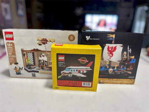Lego GWP Airplane 6629997 Sea Serpent 40912 Leonardo da Vinci 40902 NEW