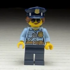 LEGO CITY CTY0732 Police Officer Female Minifigure USED 60143